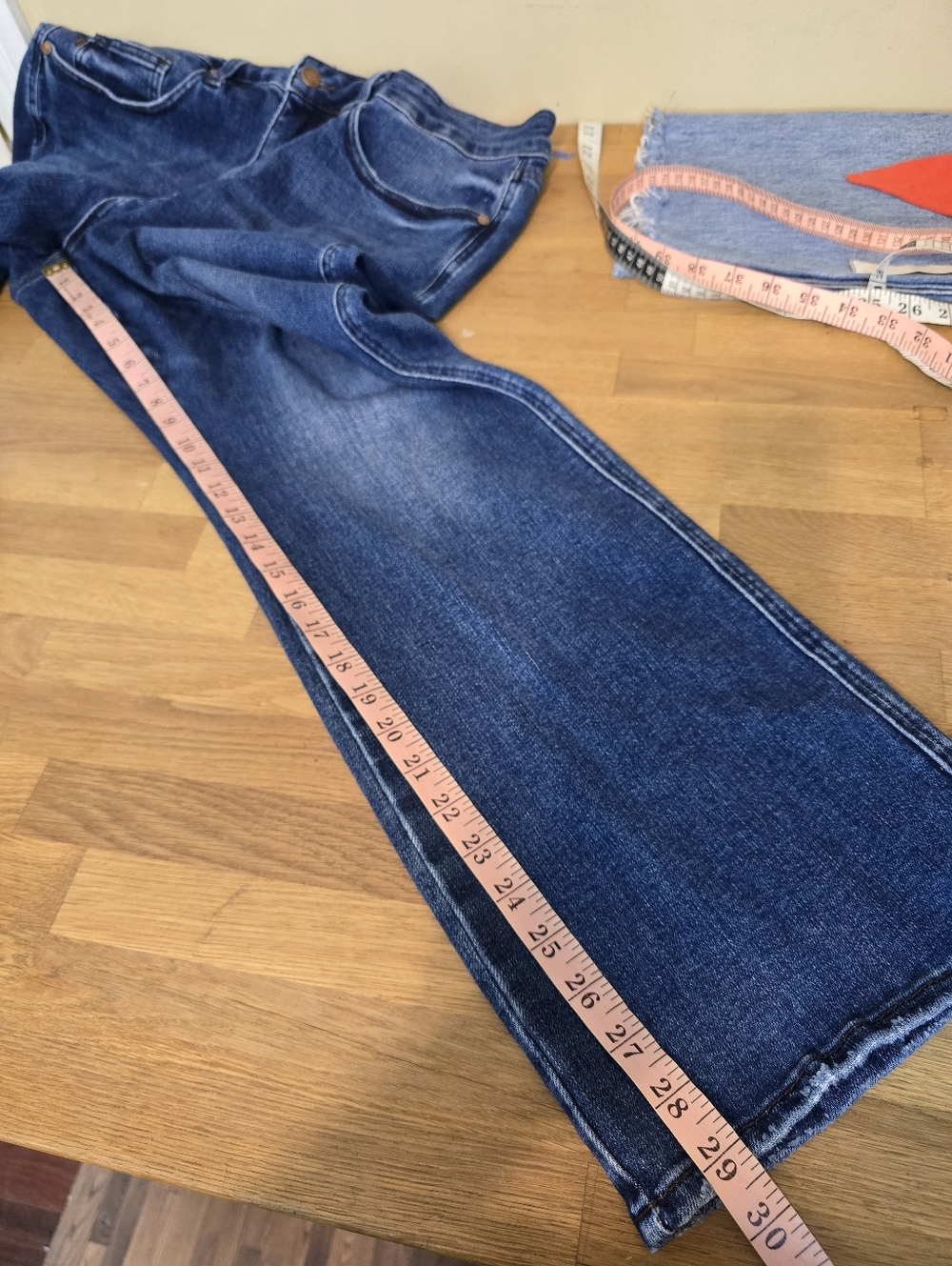 Judy Blue High Waist Tummy Control Back Pocket Embroidery Bootcut Denim Jean 18W - Picture 13 of 14